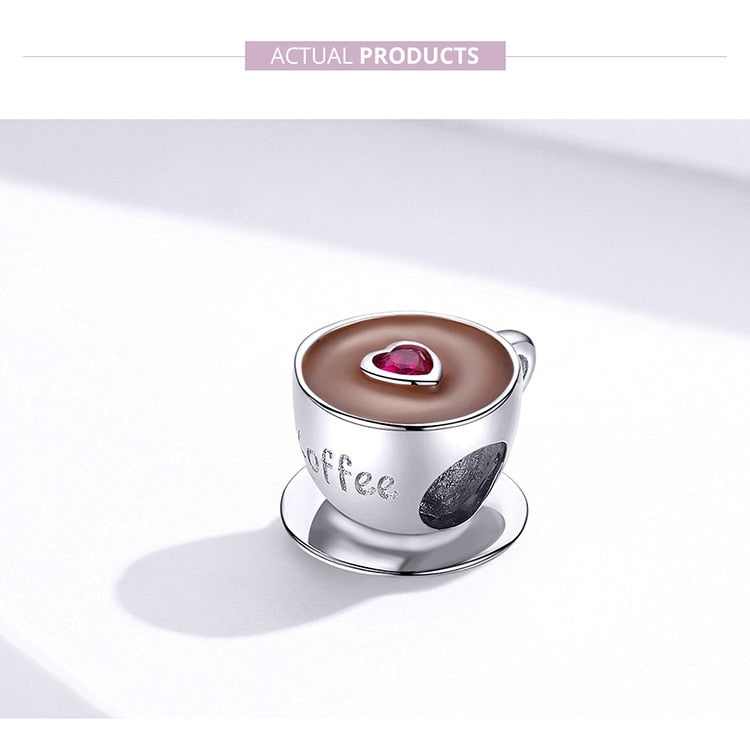 925 Sterling Silver World Travel Camera Coffee Car Beads. 20 to 40 Days Delivery