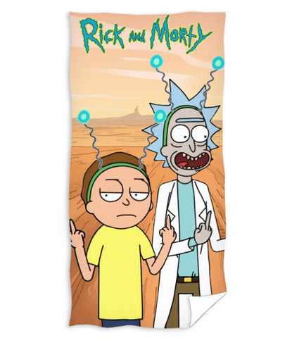 Rick & Morty beach towel