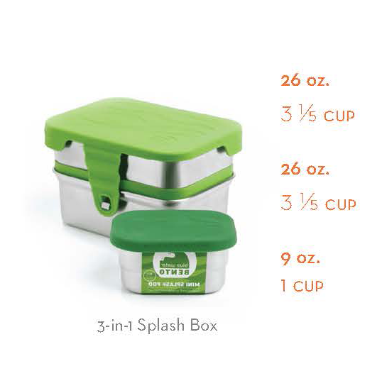 ECOlunchbox 3-in-1 Splash Box