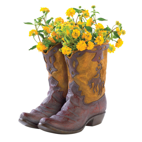 western boots with flowers