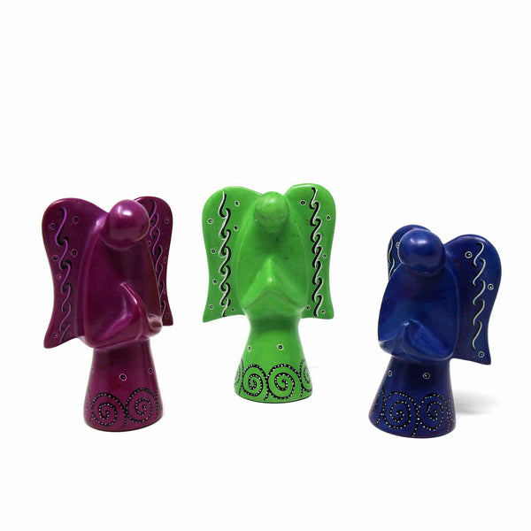 Global Crafts - Soapstone Angel Sculptures