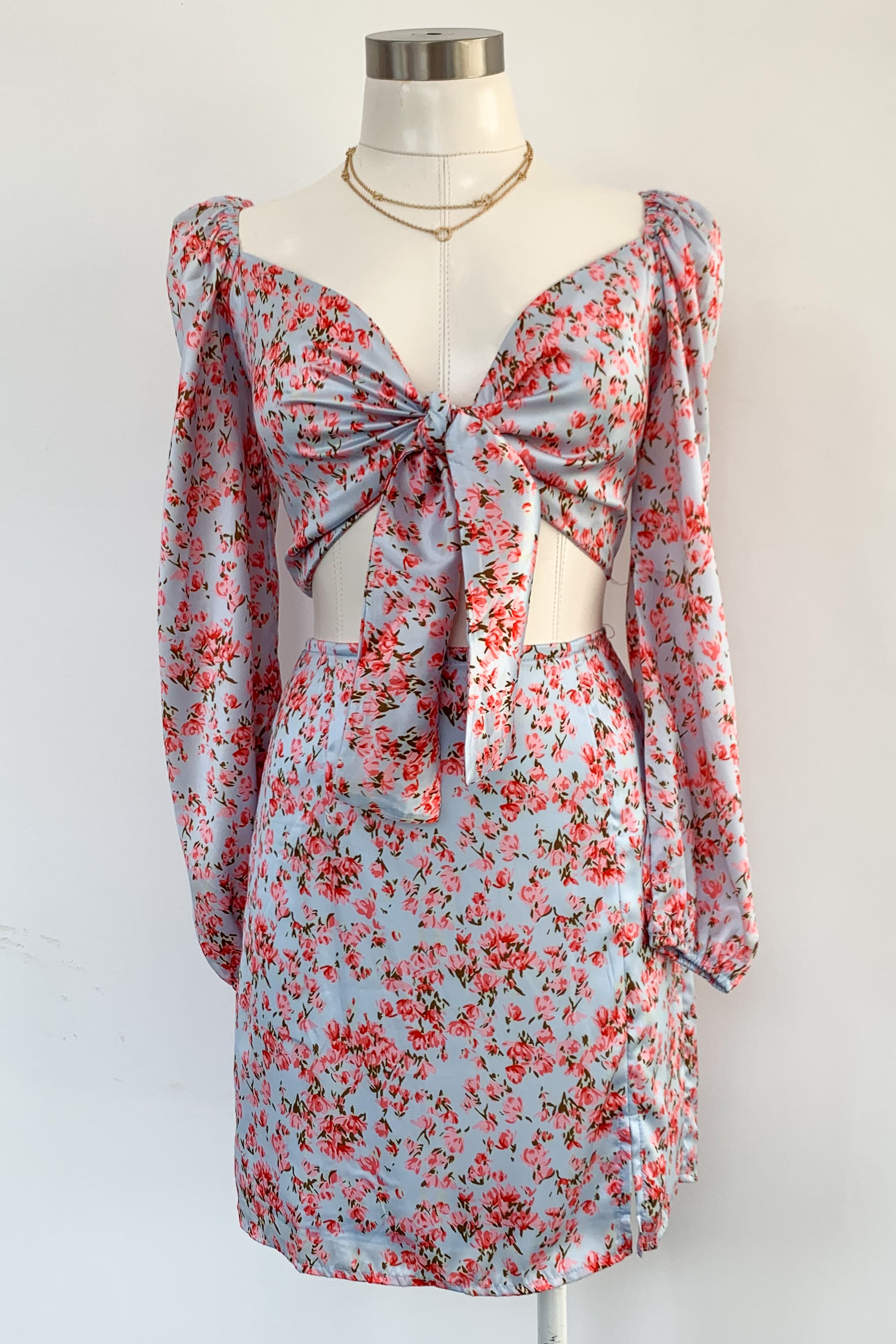 Margo Dress Set-Powder Blue
