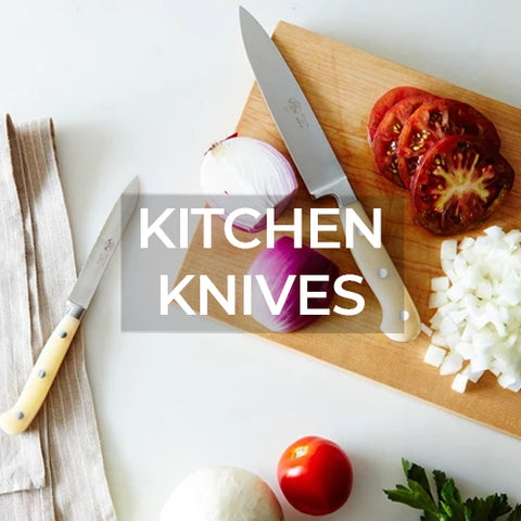 when clicked takes customers to a page of kitchen knife collections by Berti