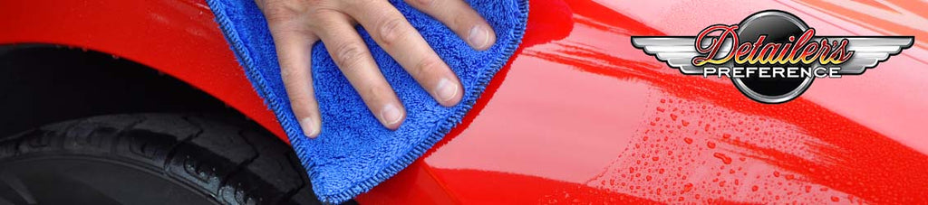 Detailing microfiber towels by detailers preference