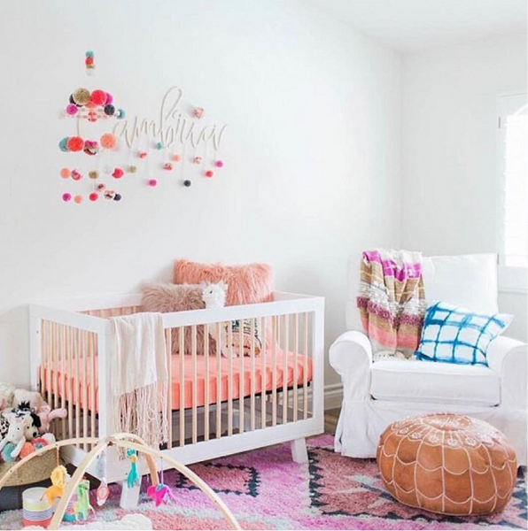 girl nursery room design trend 2018