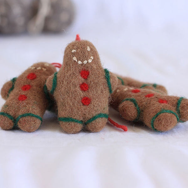 felt gingerbread man