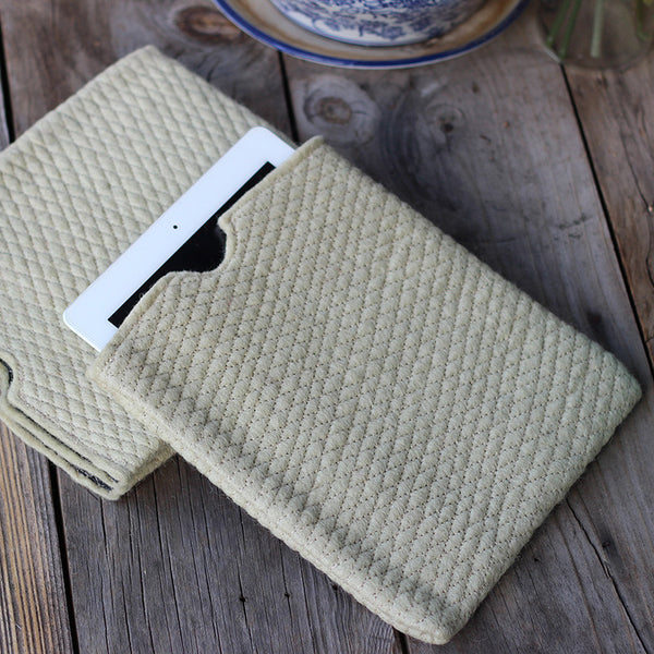 felt ipad cover cream