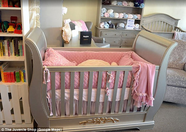 curved crib girls nursery design trend 2019