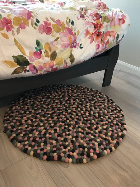 custom felt ball rug review