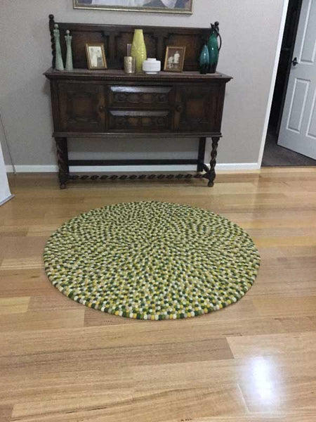 felt ball rug custom made