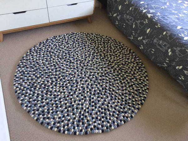 felt ball rug custom made