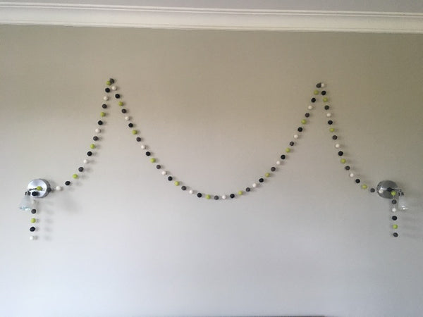 felt ball garland