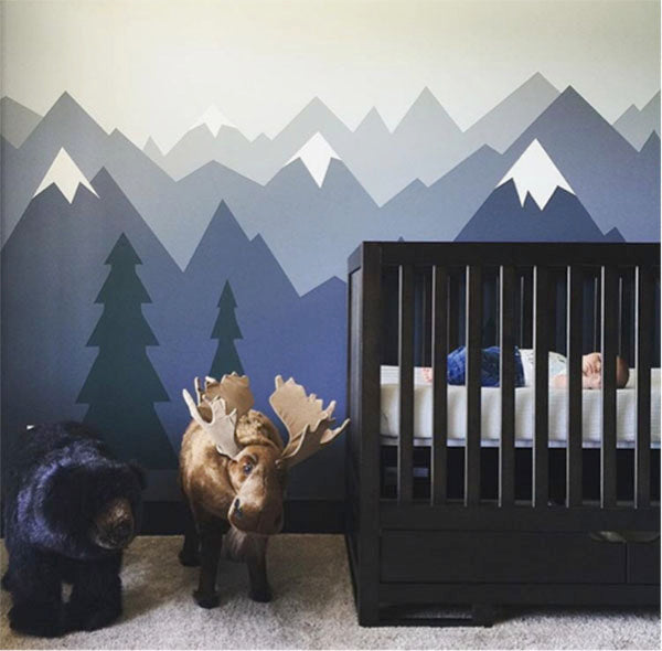 boys nursery design wall art