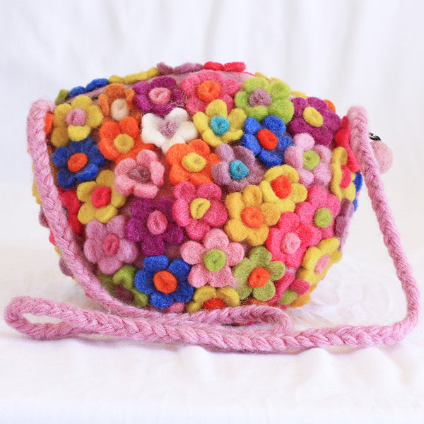 felt handbag