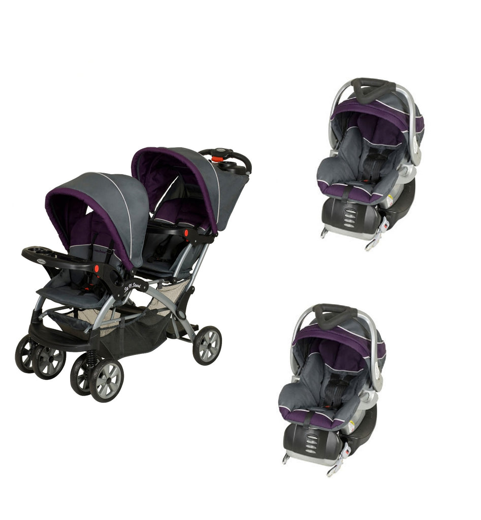 car seat double stroller travel system