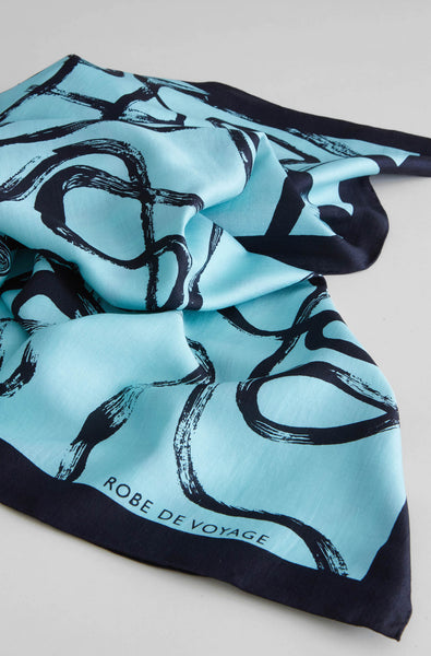 Silk Head Scarf Sustainable Luxury Robe De Voyage Robedevoyage 2820