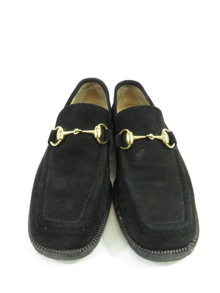 gucci loafers gold buckle