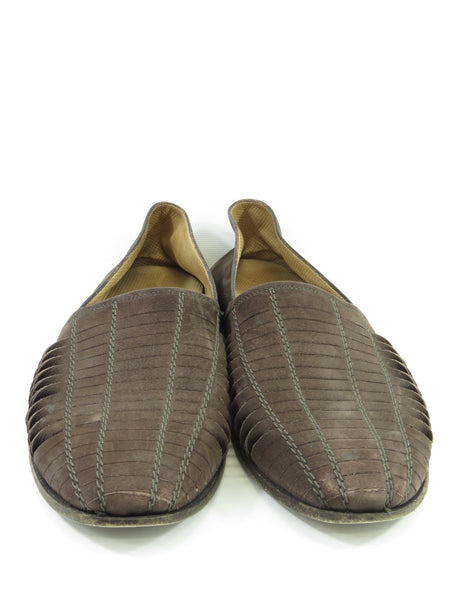 armani moccasin slippers