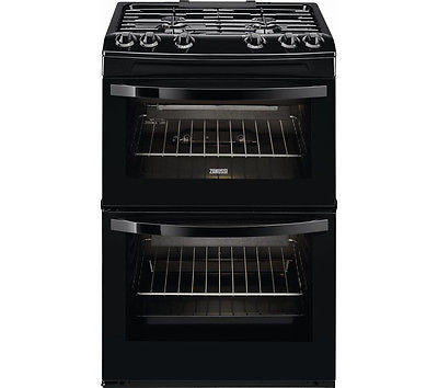 zanussi double oven gas