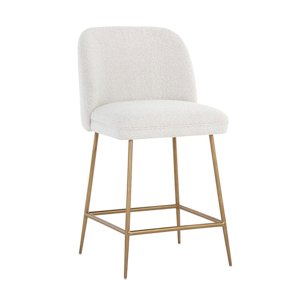 polly velvet bar stool