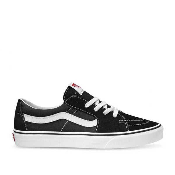 vans black true white