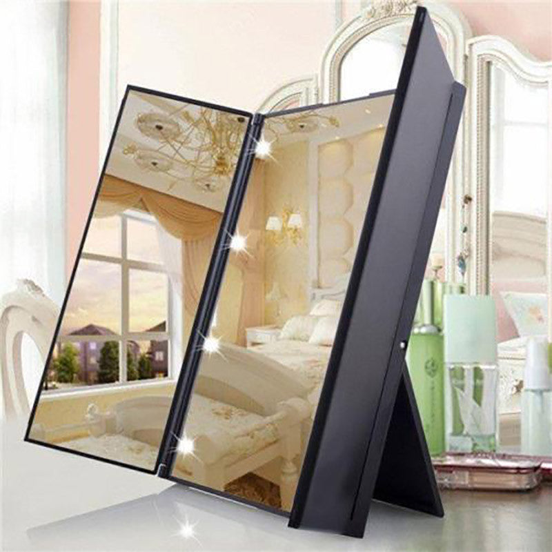 tri fold vanity mirror