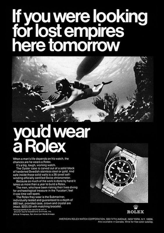 Vintage Rolex 5513 Advertisement