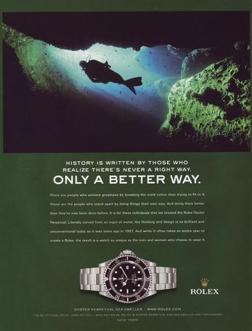 Rolex Sea Dweller Ref. 16660 advertisement