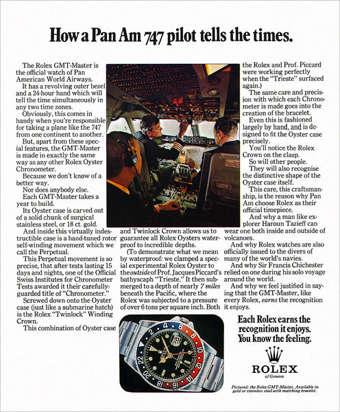 Rolex 1675 Advertisement