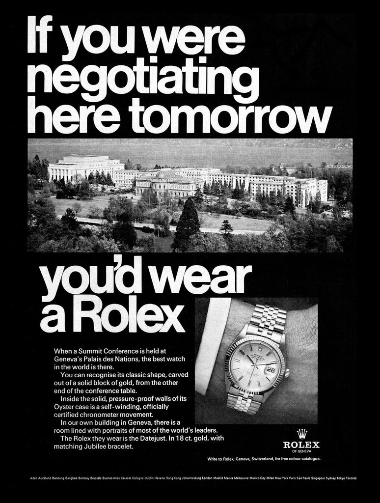 Vintage Rolex DateJust Ad