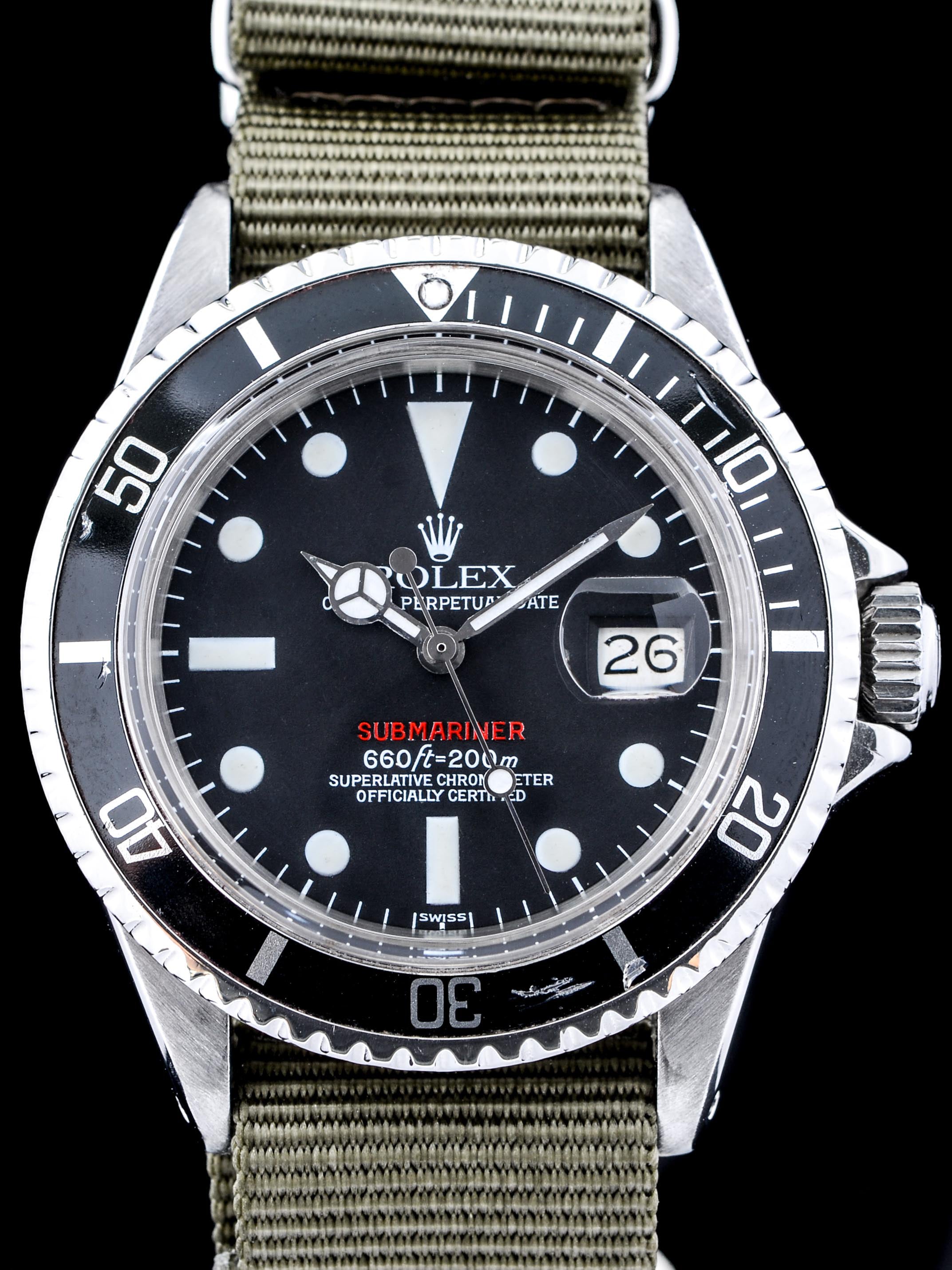 rolex red submariner history