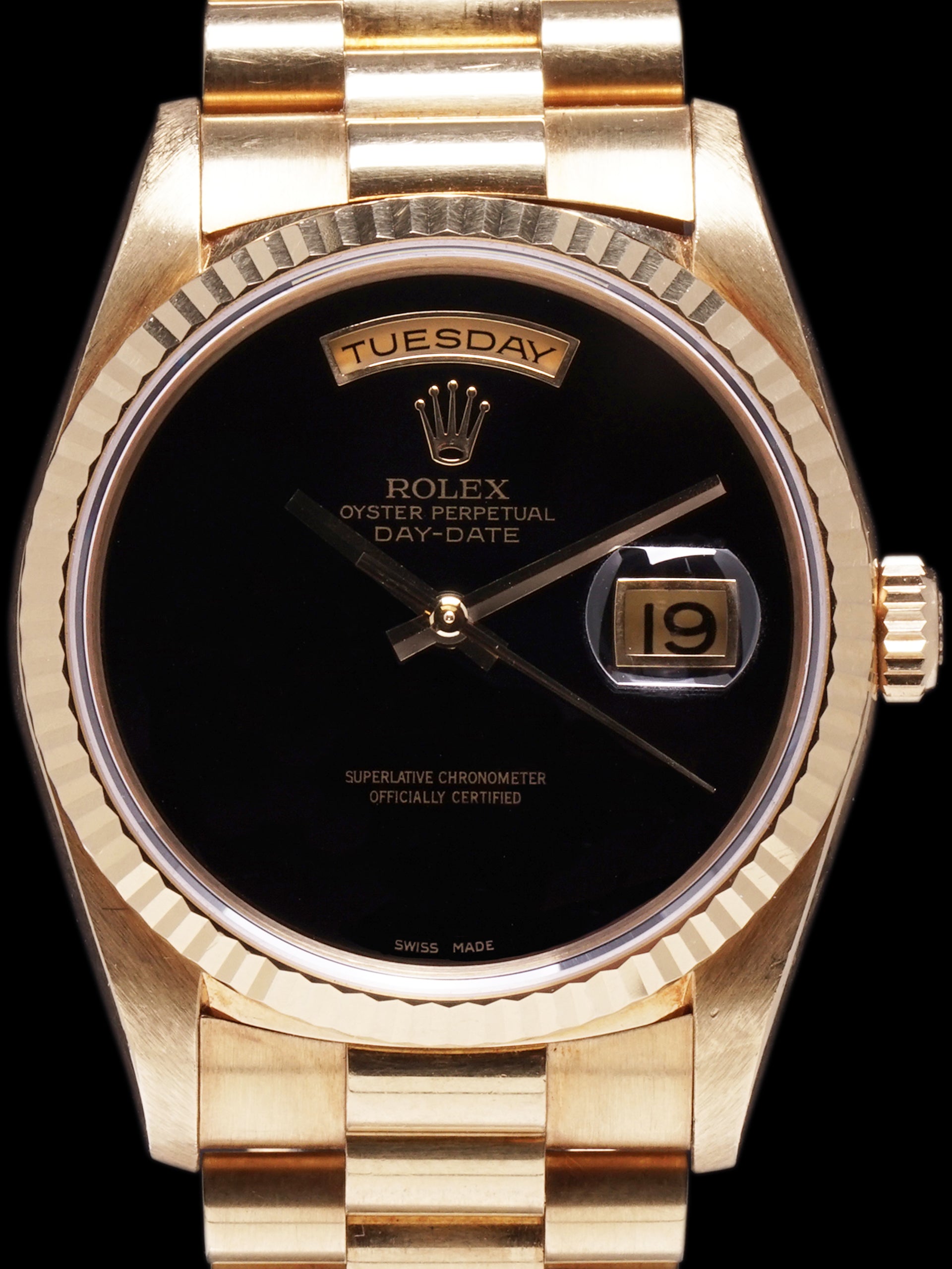 rolex presidential onyx