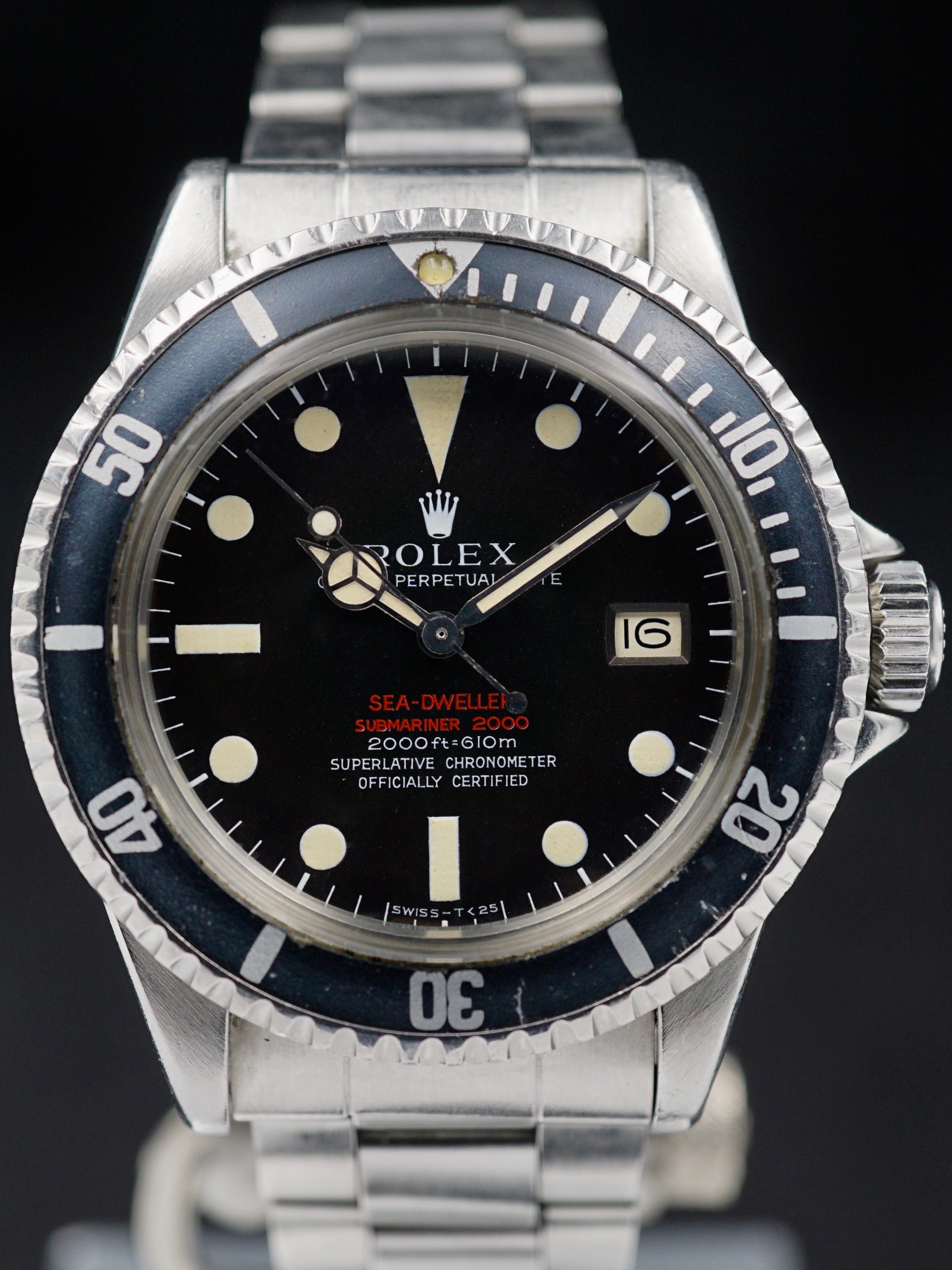 rolex double red sea dweller
