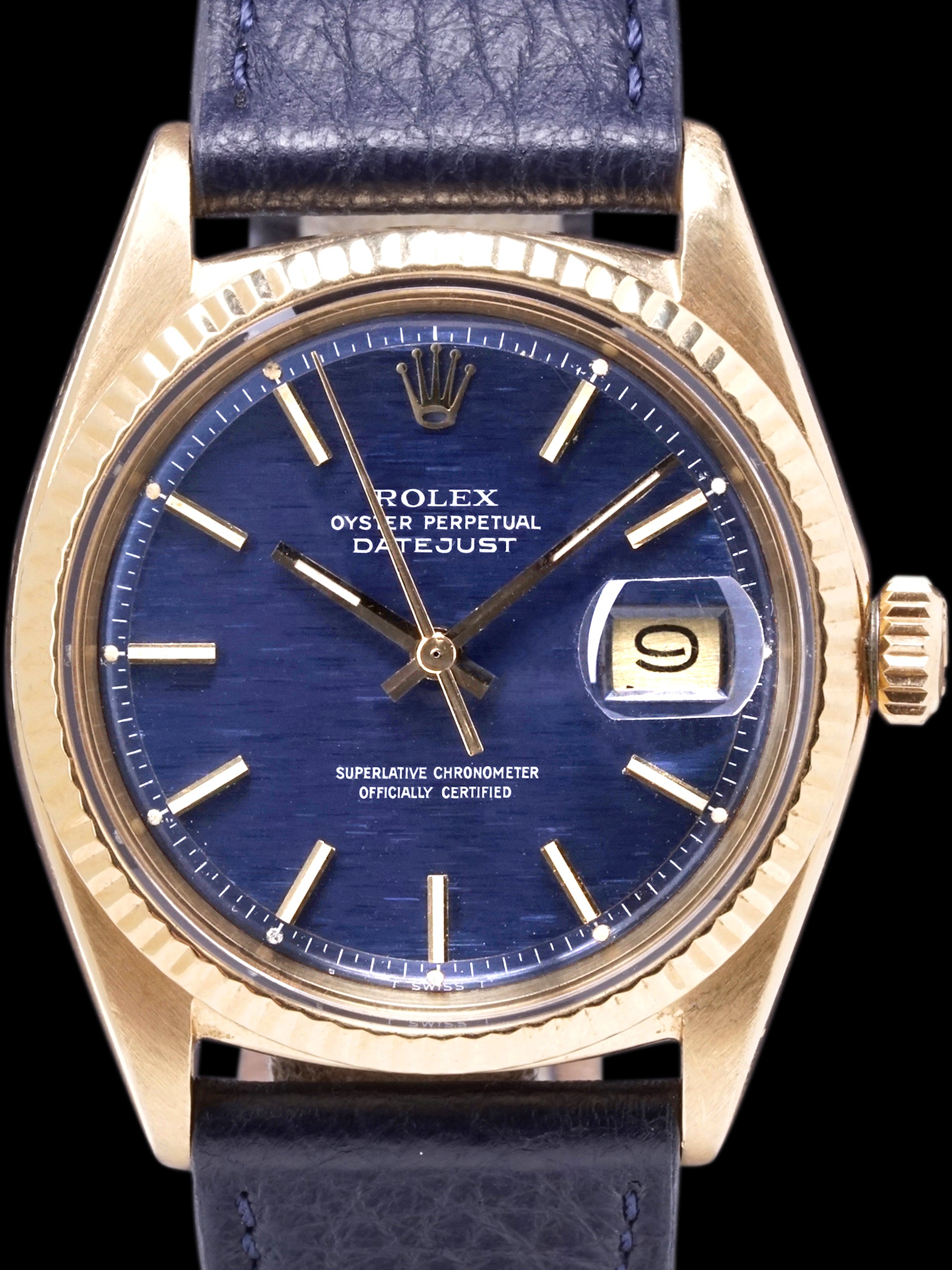 rolex blue mosaic dial