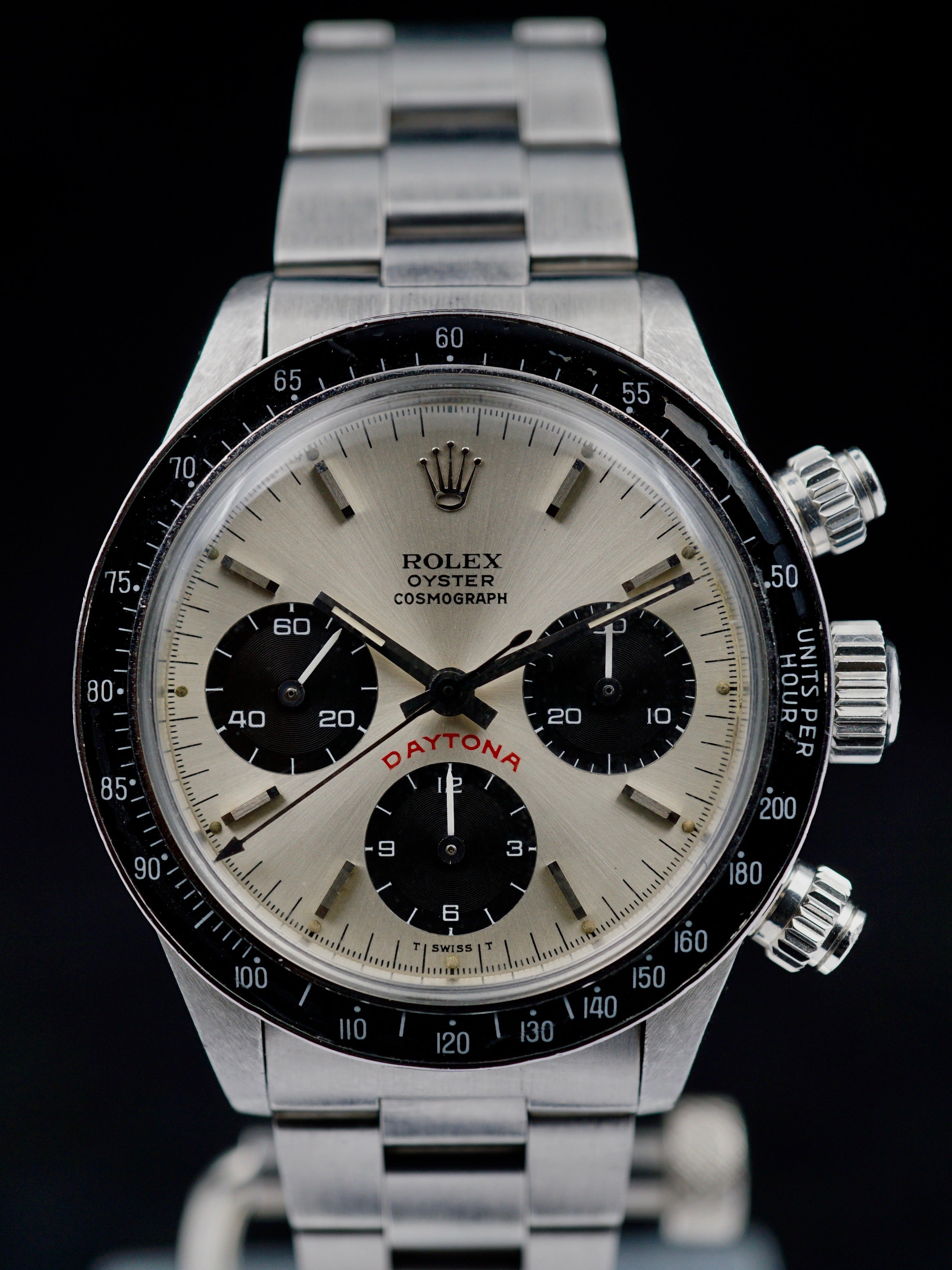 1978 Rolex Daytona 6263 Silver Big Red 