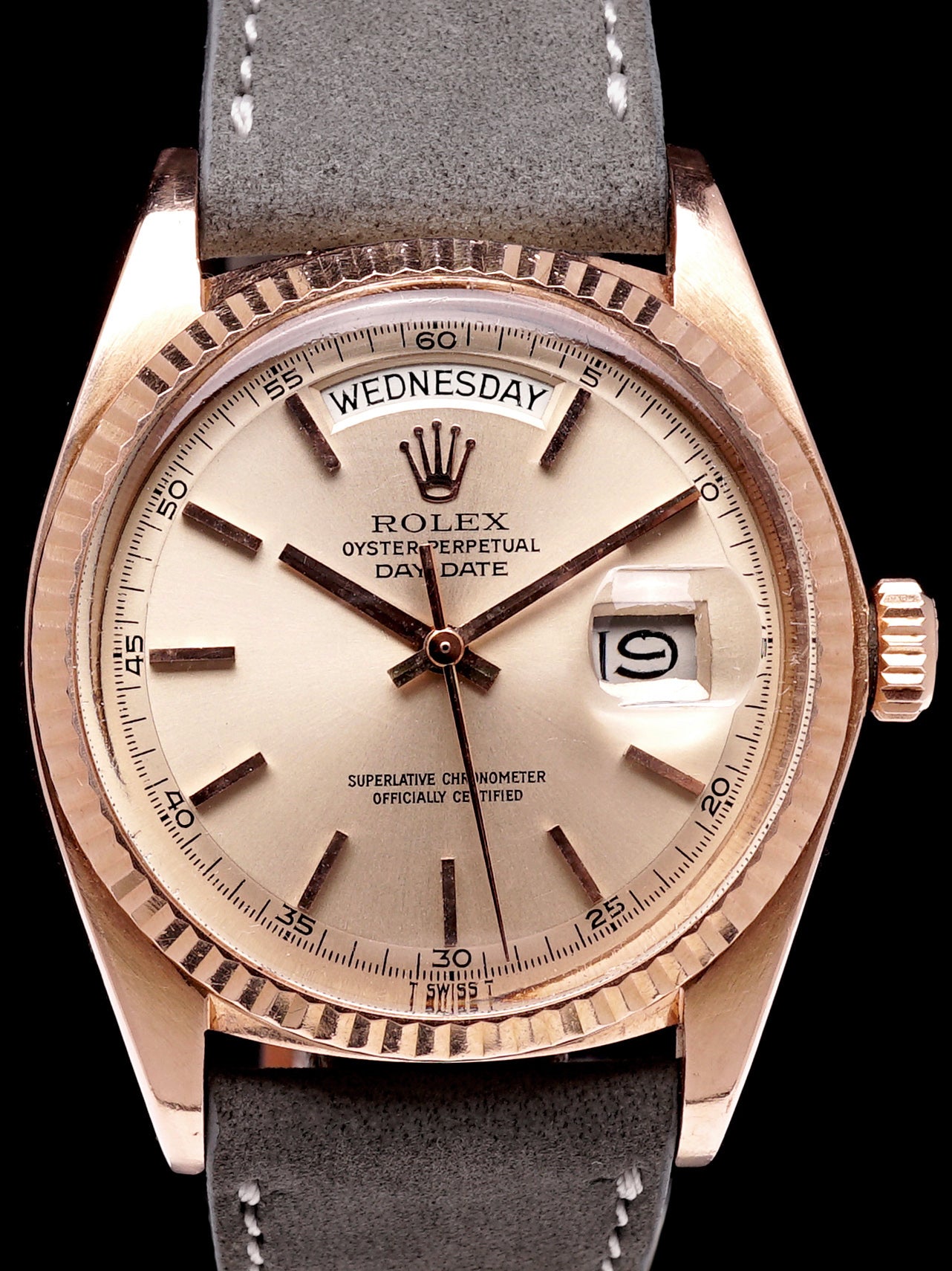 rolex 18k rose gold