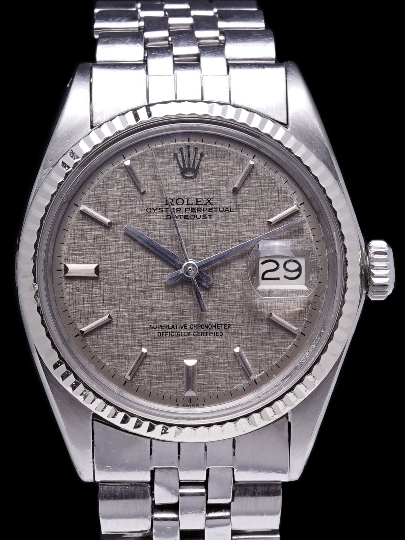1970 Rolex Datejust (Ref. 1601) No Lume 