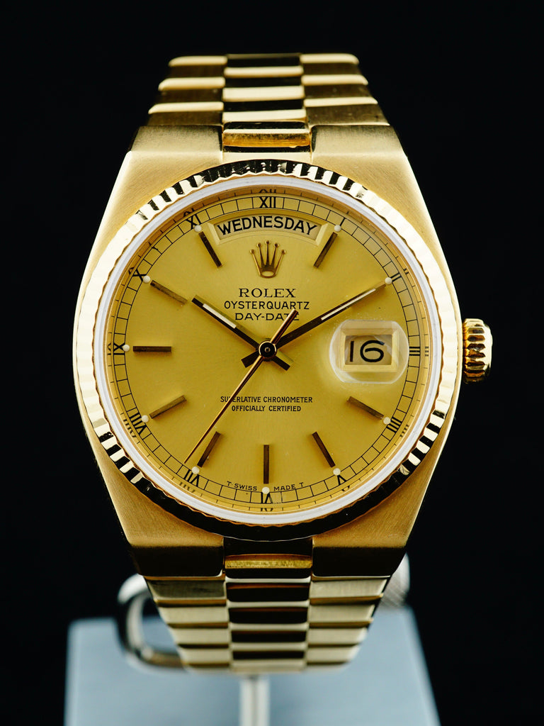 rolex oyster quartz day date