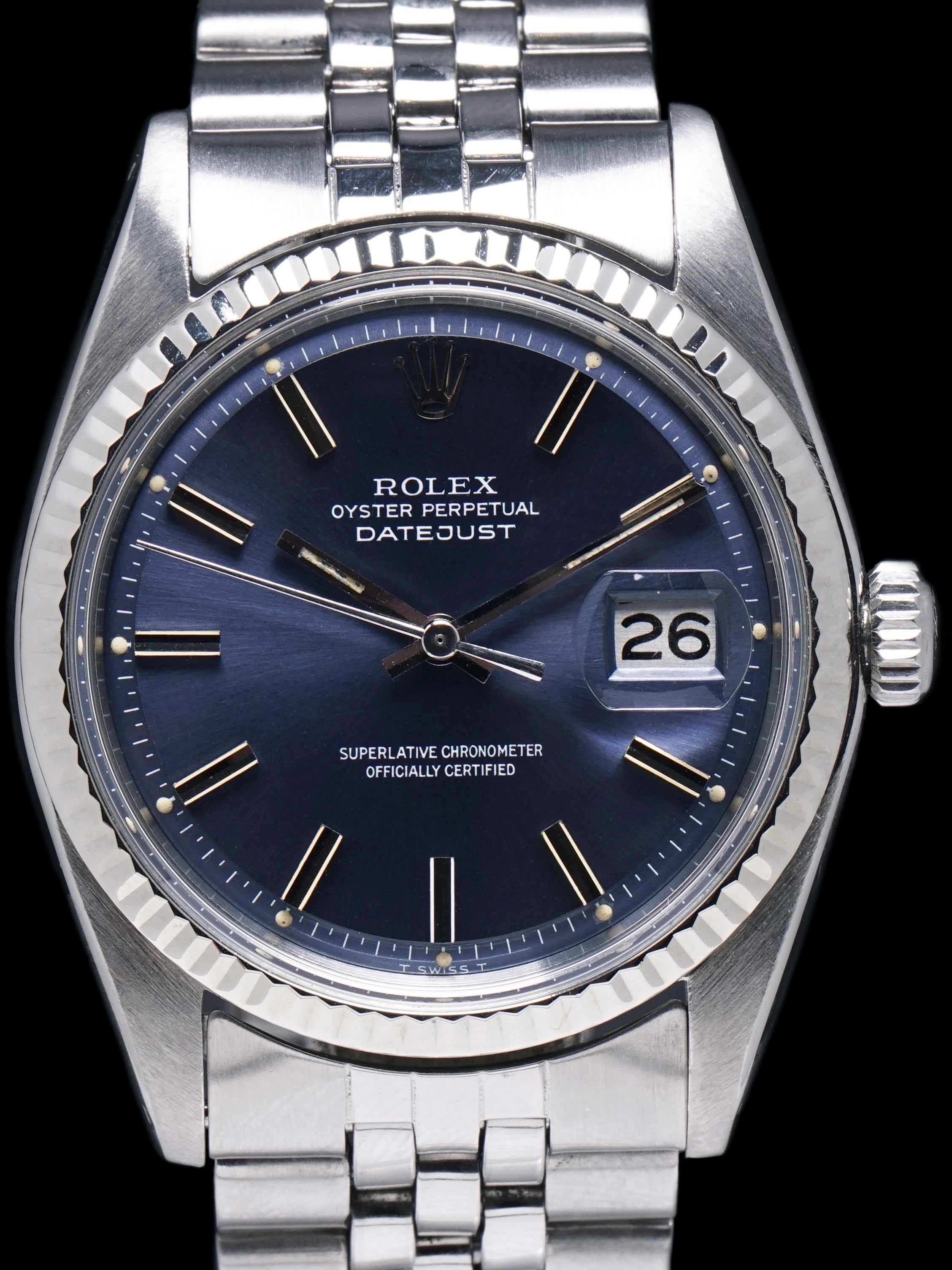 rolex 1601 blue