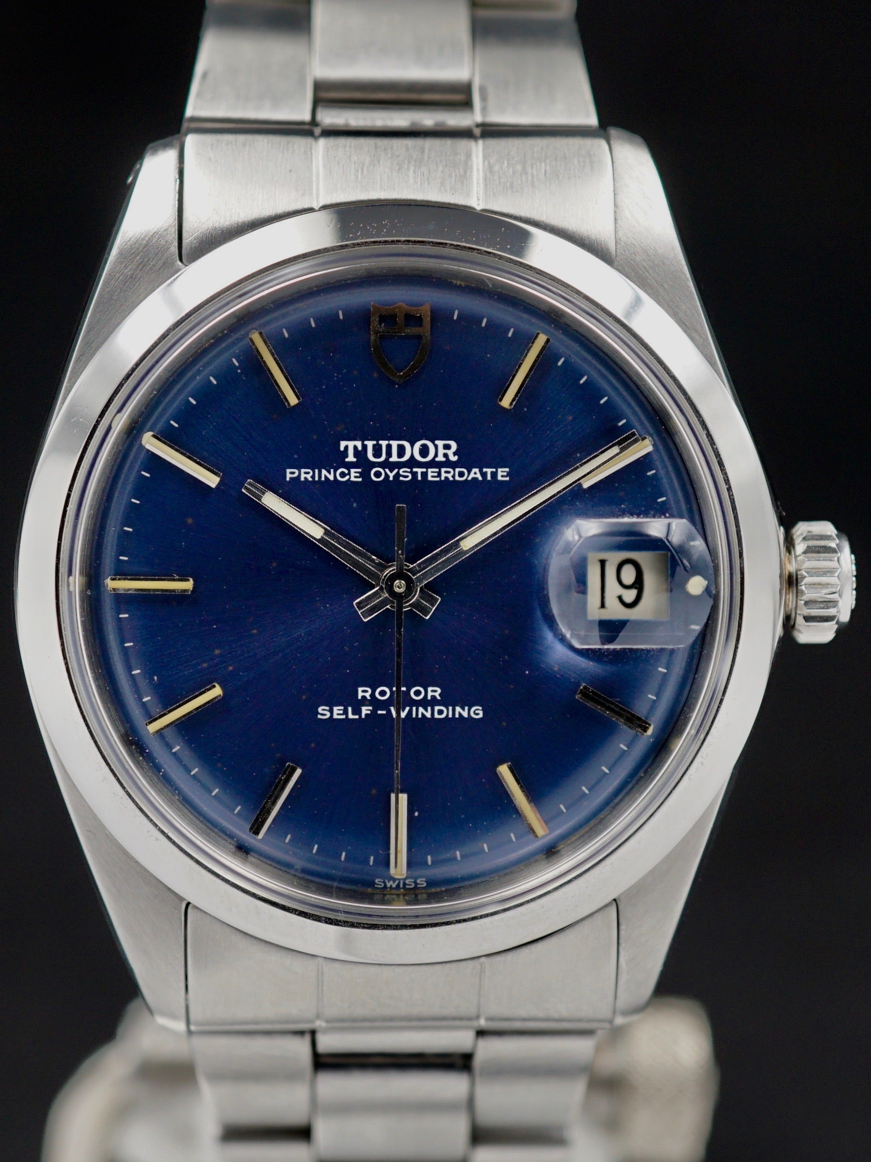 tudor prince oysterdate blue dial