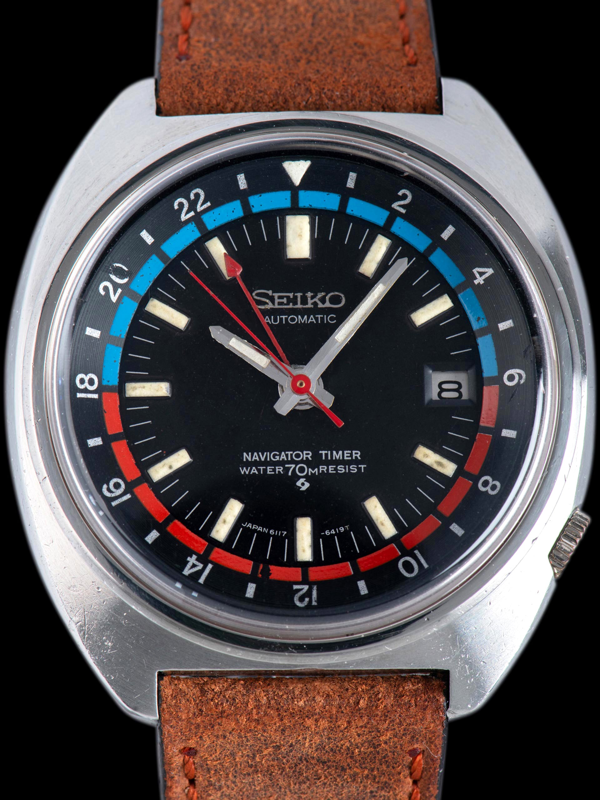 SEIKO ナビタイマー 6117－6410 NAVIGATOR TIMER 【お得