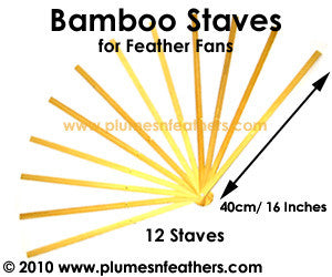 16" 12 Bamboo Staves only.