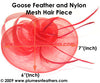 Goose Feather Hair Piece