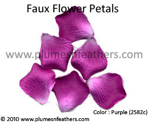 Paper Faux Rose Petals 2582c