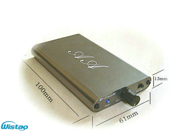 IWISTAO HIFI Headphone Amplifier Portable Class AA OPA2604 plus LM4562 320Mw 16~300ohms Li Battery Ultra-thin Body