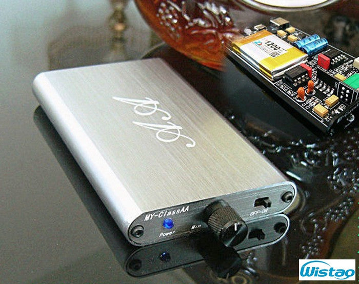 IWISTAO HIFI Headphone Amplifier Portable Ultra-Class A (Class AA) OPA2604 plus LM4562 320Mw 16~300ohms Li Battery Ultra-thin Body