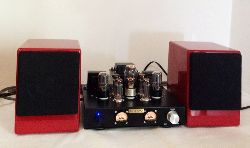 IWISTAO Tube Amplifier Single-ended Class A 6P1 Parallel Power Stage 2x6.8W 6N8P Preamp 5Z4P Rectifier Natural Sweet