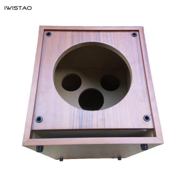 Iwistao Hifi 8 Inch Subwoofer Empty Cabinet Passive Wooden Speaker