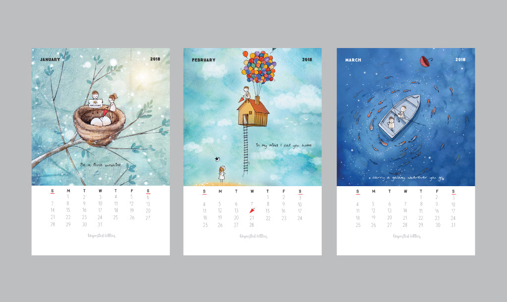 Art Calendar 2018 | Limited Edition | New Year Gift