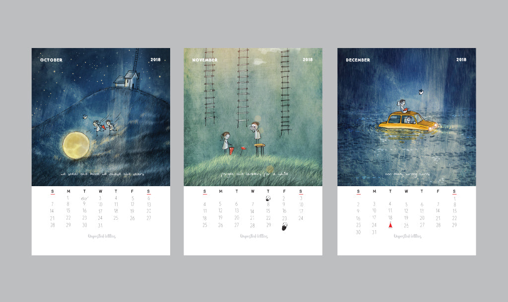 Art Calendar 2018 | Limited Edition | New Year Gift